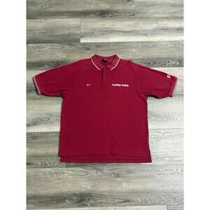 Vintage Nike Team Florida State University Seminoles FSU Polo Shirt - Mens Large